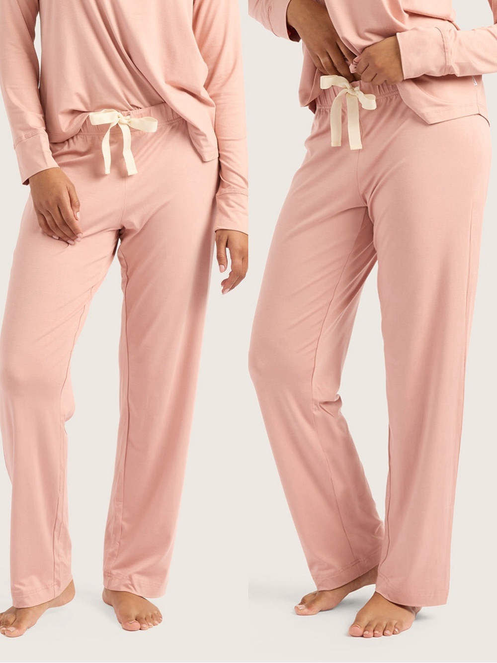 NWT Boody Goodnight Sleep Lounge Pants Dusty Pink Lightweight Bamboo Sz XL ππ